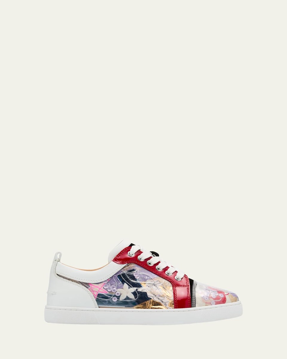 Fun Louis Junior Leather Trash Low-Top Sneakers
